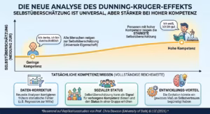 Infografik zum Dunning-Kruger-Effekt 2026