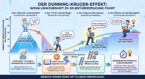 Infografik zum Dunning-Kruger-Effekt